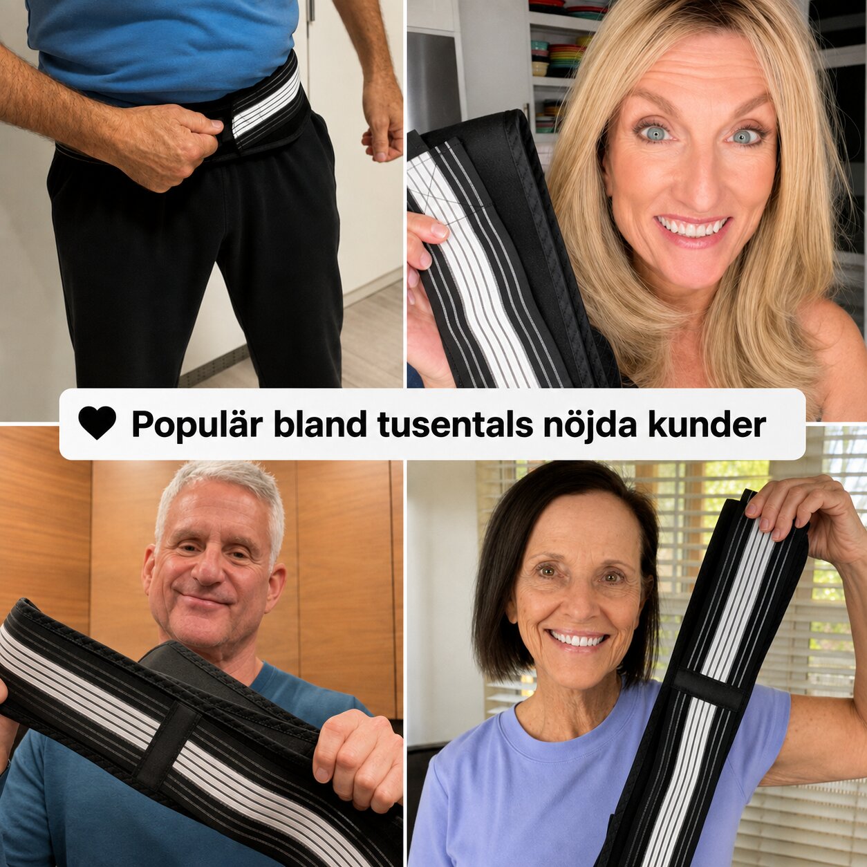 Ryggcura bälte – Lindrar Ischias & Ryggsmärta